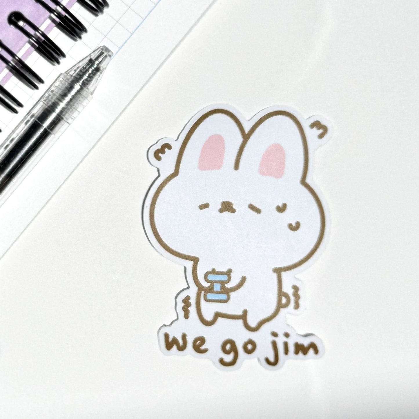 We Go Jim Sticker