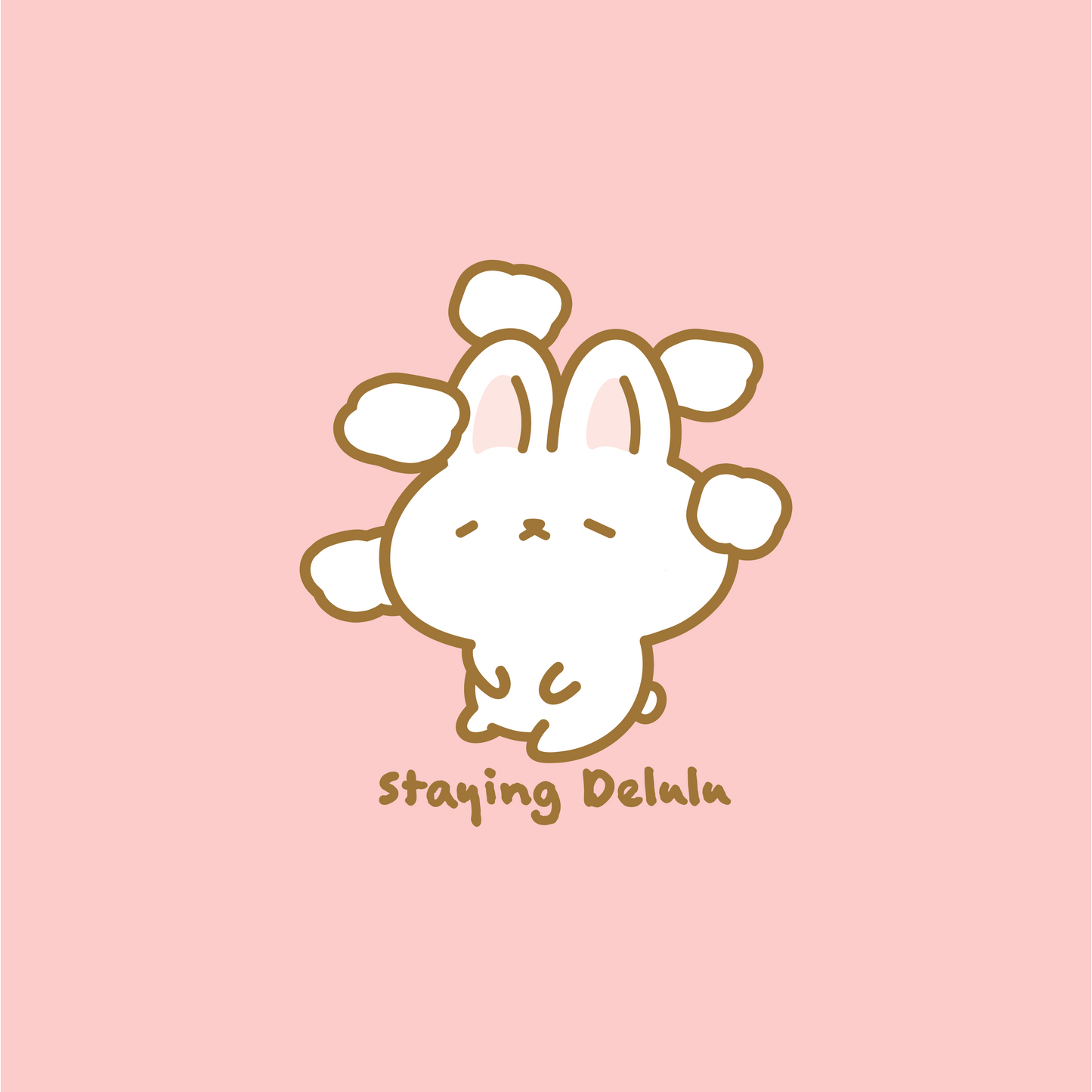 Staying Delulu Sticker