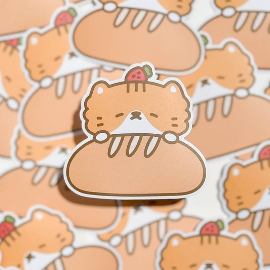 Strawberry Cat Bread