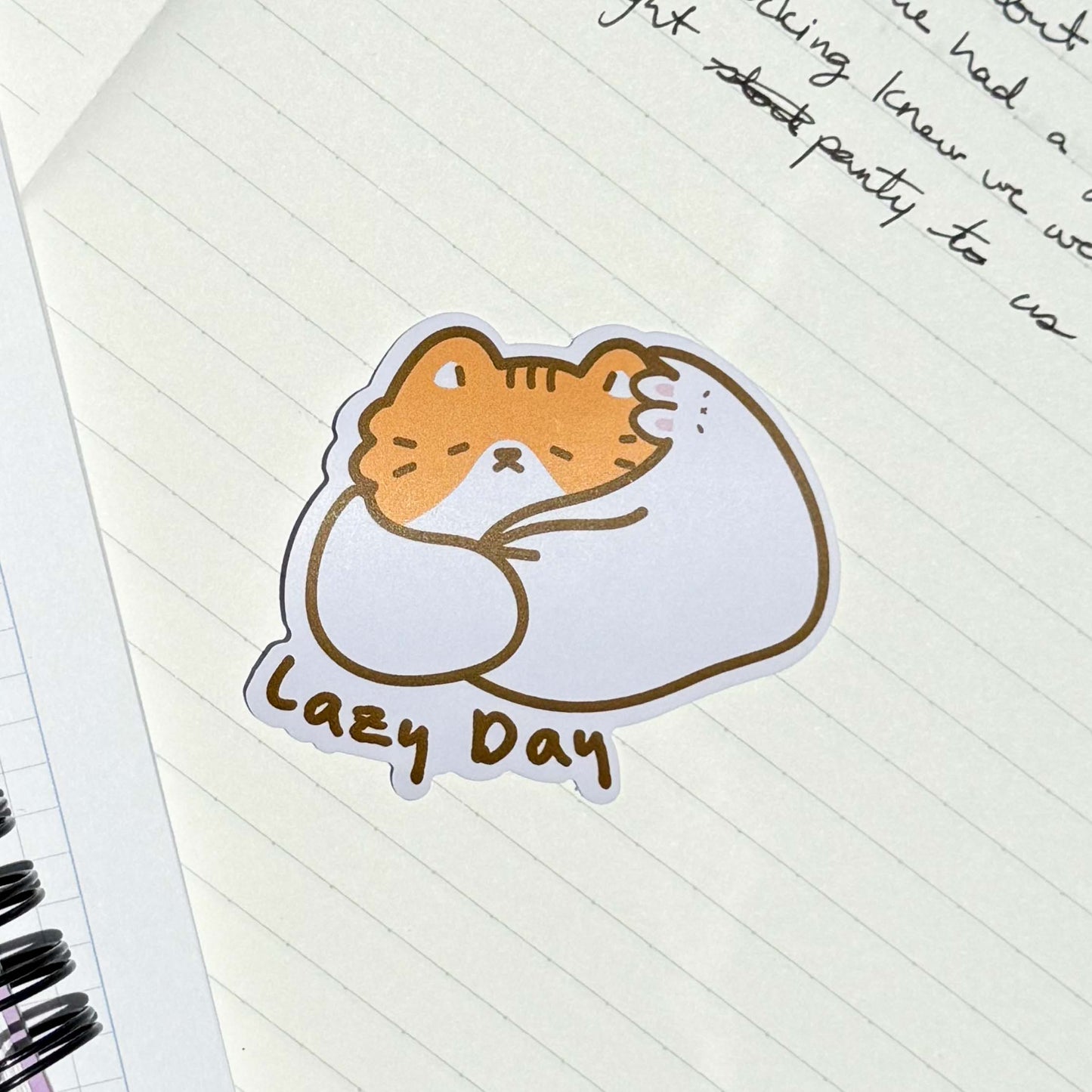 Lazy Day Sticker