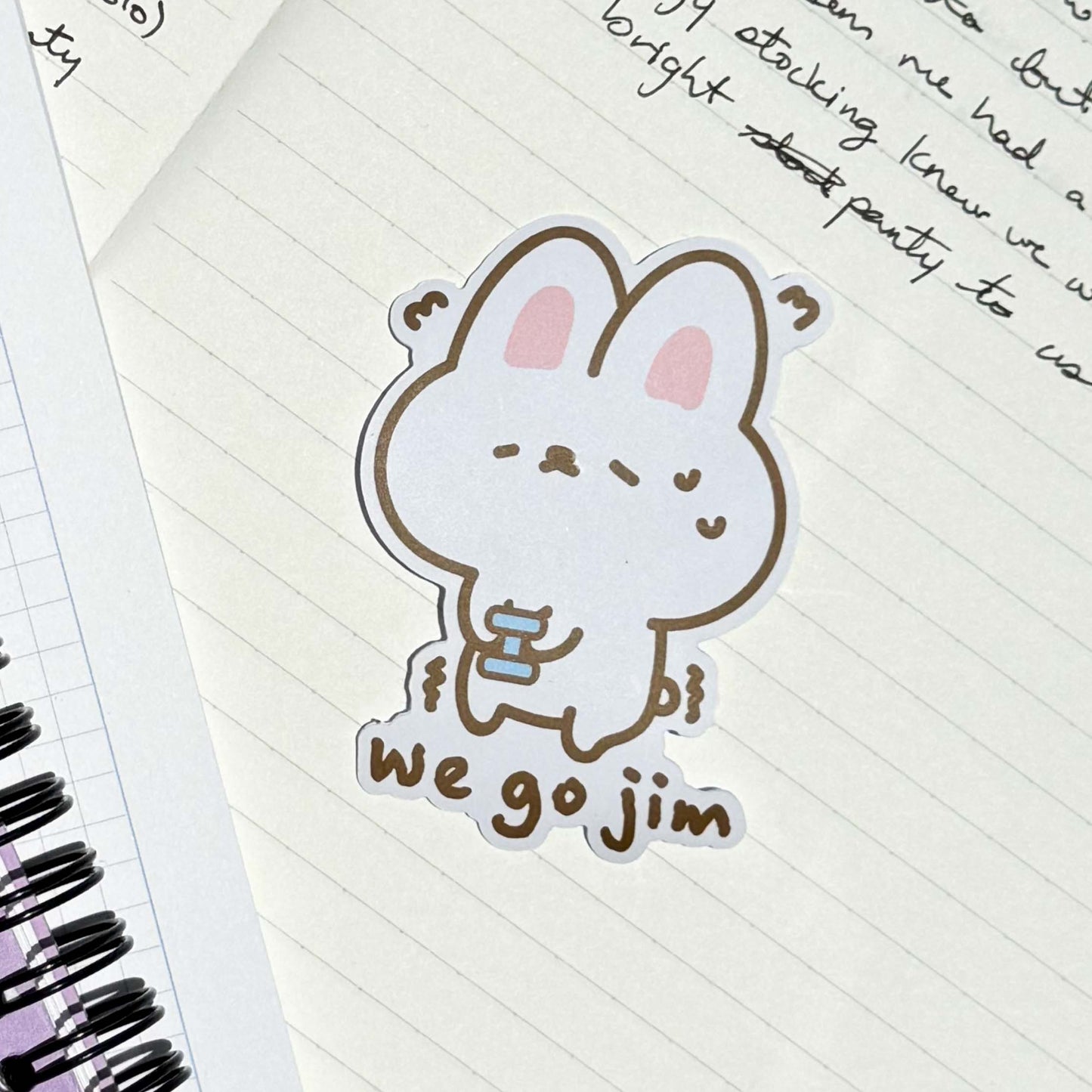 We Go Jim Sticker