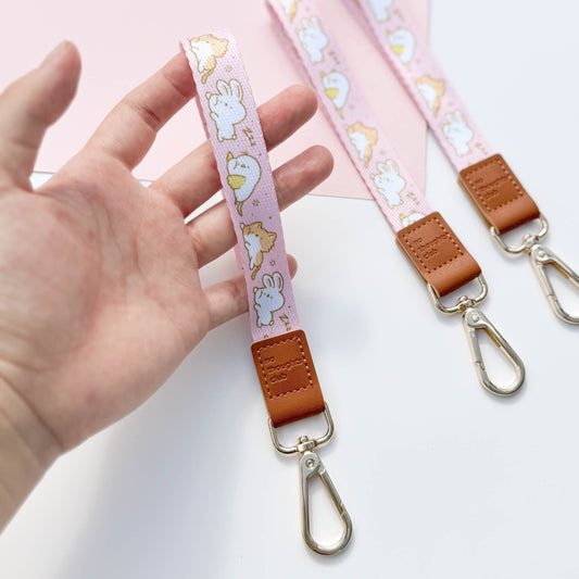 Sleepy Animals Wristlet