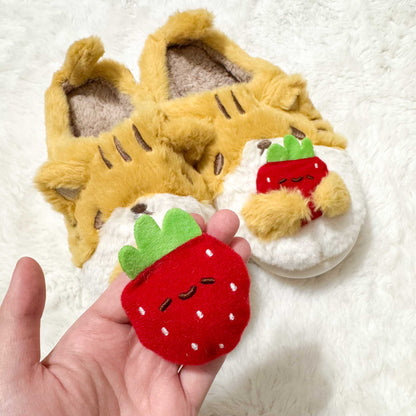 Hungry Slippers w/ Removable Fish